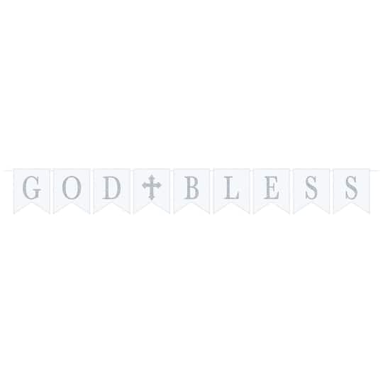 101&#x27;&#x27; God Bless Holy Day Pennant Banner
